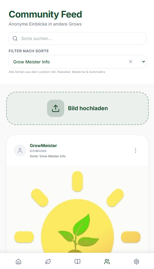 Grow Meister Community Feed